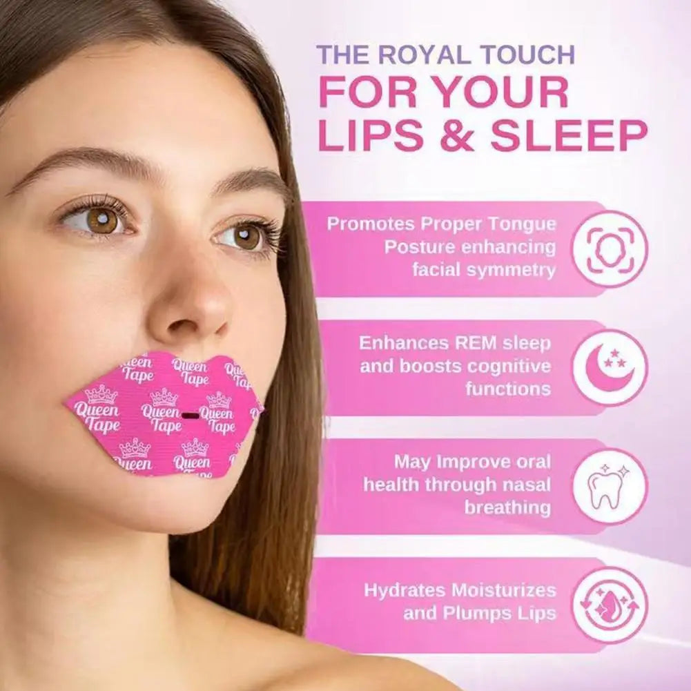 Mouth Tape Hydrating Moisturizing Correction Improve Sleeping Promote Breath Night Sleep Mouth Orthosis Tape Anti Snoring